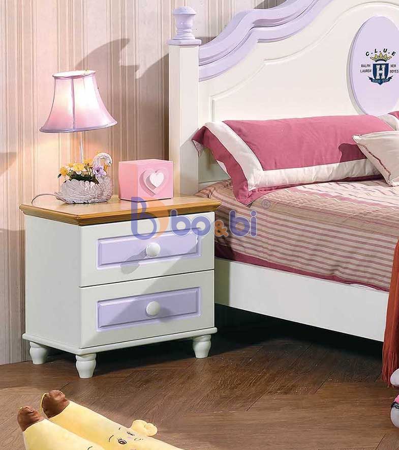 Bộ phòng ngủ cho bé thiết kế đơn giản cá tính BBHHM353-4